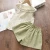 Import summer hot style stylish girls clothing sleeveless skirt sets from China