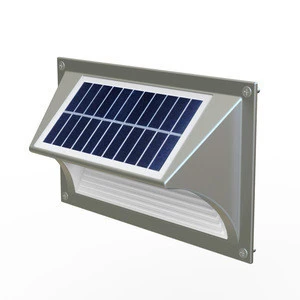 Sunlight Rechargeable Outdoor Solar Step Wall Light Led