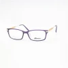Super thin tr90 optical frames purple metal eyewear