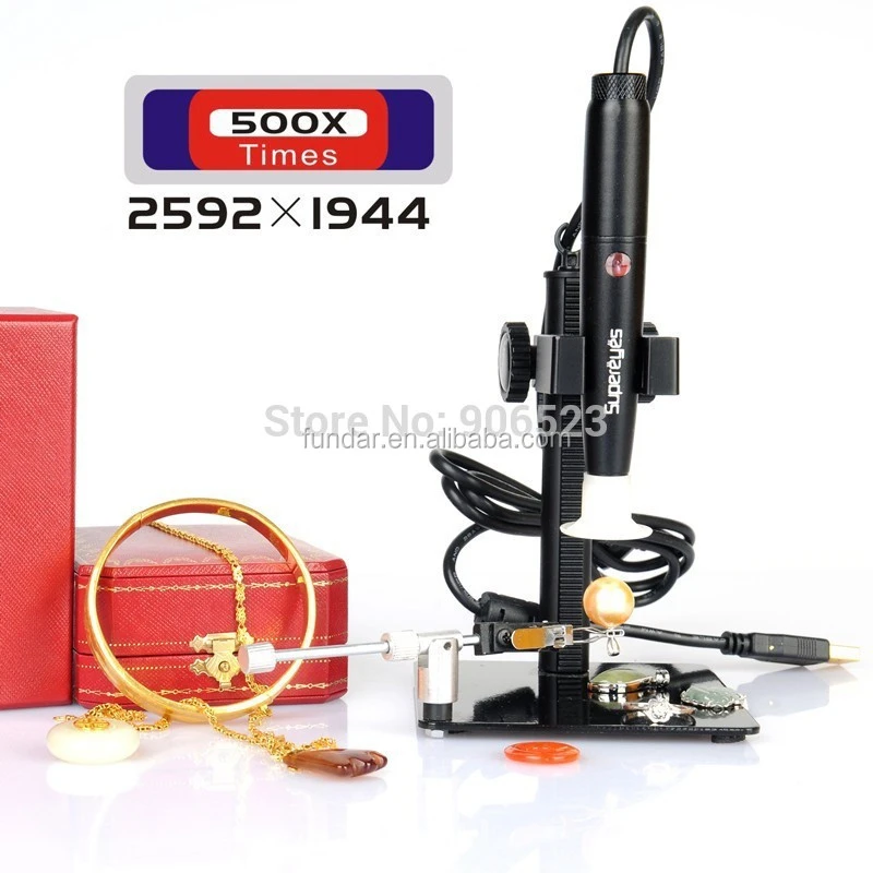 Supereyes B008 500X USB Portable 5.0 MP Digital Microscope Magnifier Circuit Board Test Inspection Equipment Freeshipping