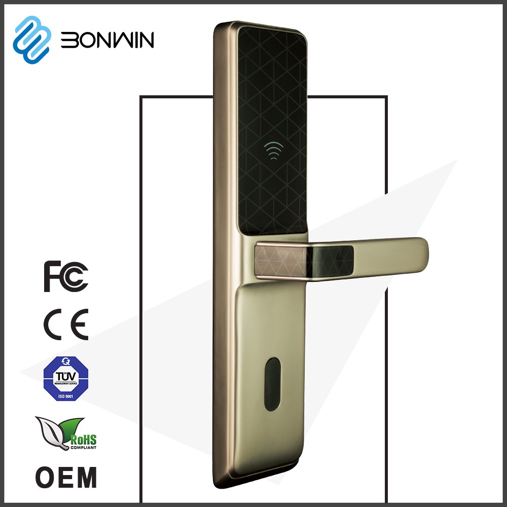 Swipe Card Electronic Mortise Door Lock for Hotel/Dormitory/Office