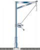 Swivel jib crane, galvanized, max. 175 kg, regulating capacity 275- 775 mm