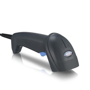 Syble XB-2055 cheap 1d laser wired barcode scanner with stand for supermarket