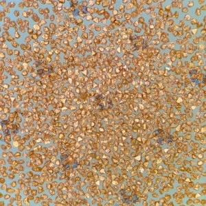 Synthetic copper nickel,titanium-coated diamond powder