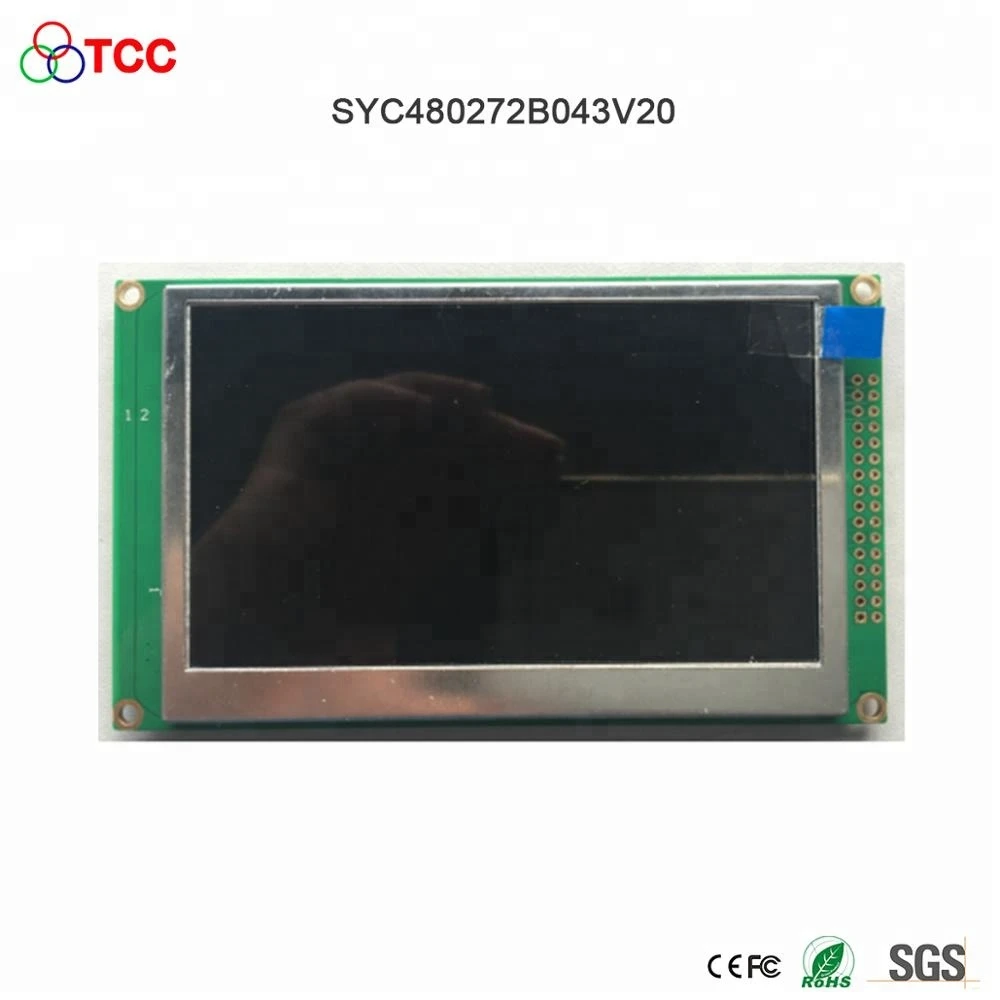 TCC LCD 4.3 inch TFT 480*272 graphic color module SSD1963 controller board 480x272 lcd display