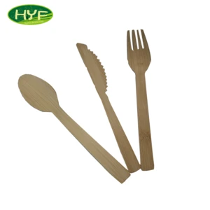 The Factory Price Bamboo Fiber Dinnerware Sets Cutlery Bamboo Set Cutlery Set Bamboo