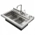 Import Three Number of Holes and Double Bowl Sink Style Stainless Steel Kitchen Sink from China