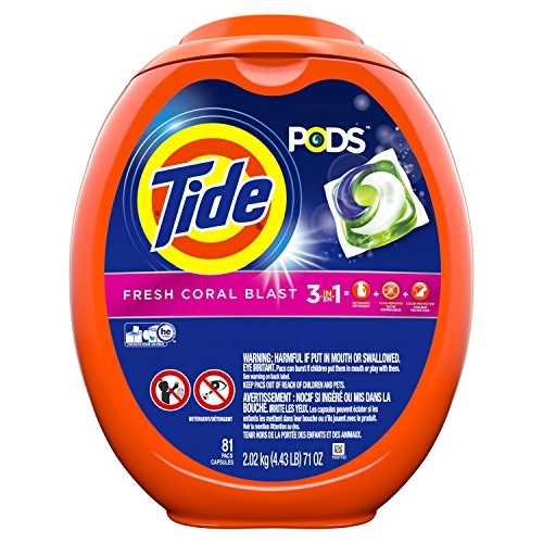 Tide Detergent Liquid and pods