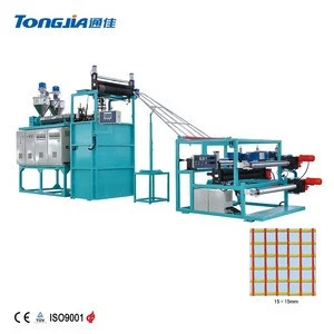 Tongjia JG-FW Plastic Square Net extruding making machine