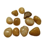 Top Quality 2-4CM Yellow Pebble Stone Marble For Sale Pebble Stone Food