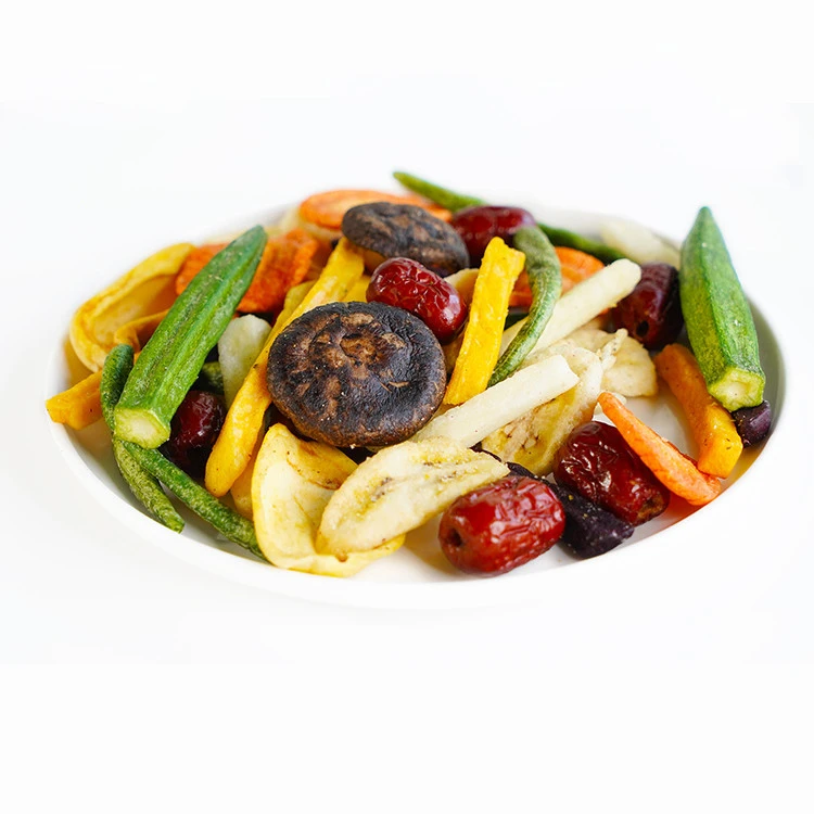 Top Quality Vacuum Fried Shiitake VF Mixed Vegetables