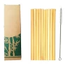 Top Seller reusable bamboo straw Handmade Bamboo Fiber Straw for Restaurant, Bar