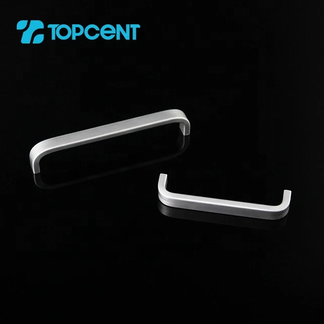 Topcent hot sale furniture wardrobe cabinet aluminium alloy door pull handles