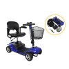 Topmedi Electric scooter 4 wheel mobility scooter 3 wheel handicapped scooter with chair for disabled