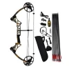 Topoint Archery Compound Bow M1,Beginner Package,320FPS,AXLE-AXLE 28&quot;