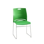 Training chair plastic office chair with iron legs color ergonomic chair