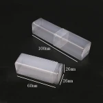 Transparent telescopic tube plastic box square packaging,telescopic plastic packaging box for cutting tool