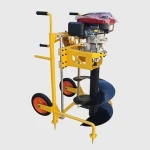tree planting machine 6hp manual earth auger drill 300mm 500mm