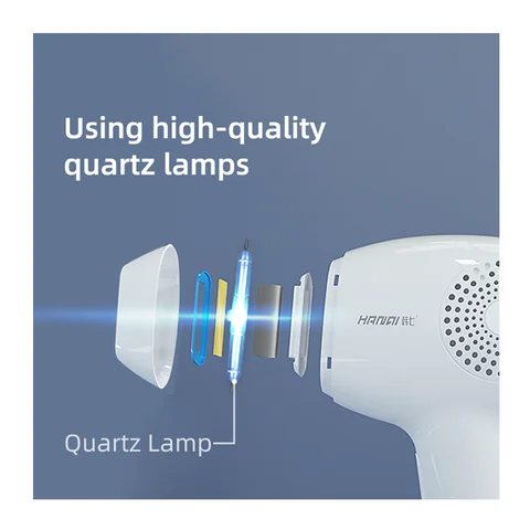 Trending Products 2023 New Arrivals Ipl Women Sapphire Hand Held Painless Laser Hair Removal Equipment