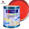 Two component high hardness vehicle lacquer coating acrylic red paint spray solid color car metal paints