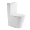 Two Piece Sanitary Ware Bathroom Ceramic Watermark Rimless Toilet Suite