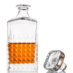 Unique Factory Old Fashioned High Quality Crystal Oxford Glass drinking Whiskey Decanter