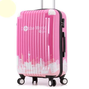 Unique travel luggage , custom travel luggage set three piece