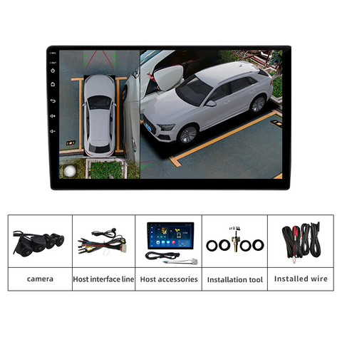 Buy Universal 360 Panoramic Android Stereo Fm Radio Hifi Dsp Car Video ...