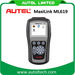 Update Online New Autel MaxiLink ML619 OBDII CAN Diagnostic Tool ML 619 Code Scanner Update Version of AL619 Solo Agent !!!