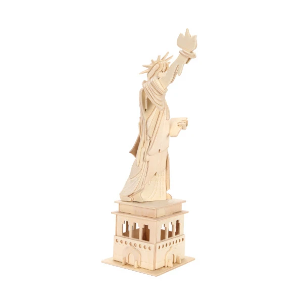 USA Liberty of Status tourist gift DIY Model Building Kits World Famous Architecture 3D Wooden Puzzle Premium Wood puzzle Hobby