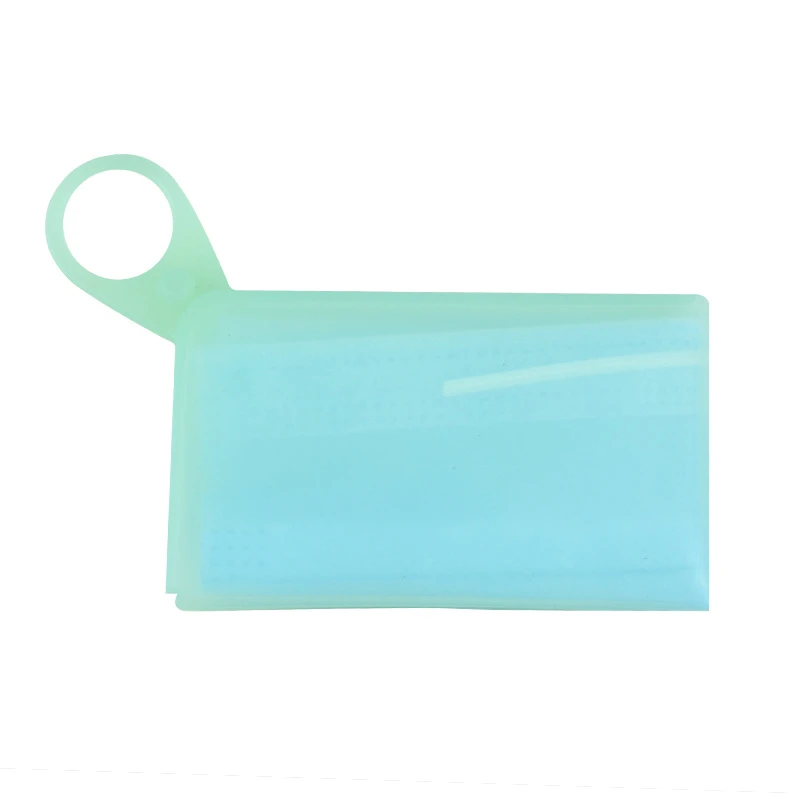 Useful Food Grade Silicone Mask Storage Foldable Temporary Bag Clip