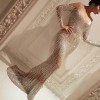 V Neck Sparkly Silver Sequin Mermaid Prom Party Dresses Wholesale High Quality Fashion Sexy Party Evening Dresses Women