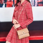 V shape hardware small casual bags crossbody bag handbag for women shoulder bag