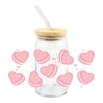 ValentineS Day Uv Dtf Cup Wrap Decals Waterproof Uv Dtf Full Color Transfer Sticker For Diy Gifts Custom Design