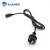 Import VDE standard pvc 1.5mm2 electrical power cable 2 pin plug european standard extension cord desktop computer power cord from China