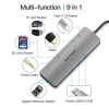 Vention Type C HUB To USB 3.0 HUB With PD Power HDMI 3.5mm Audio and RJ45 Gigabit Ethernet Adapter