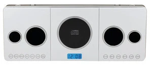 Vertical CD Player with motorized door and sensor touch panel