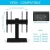 Import VESA 400*400 Swivel Modern/Cheap/ Glass TV Stands with Heavy Duty Base for 32&quot;-55&quot; LCD LED TV from China