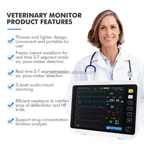 Vet Tech Monitor Buy Veterinary Monitor For Hospital Veterinary Monitor Animal Use from ...