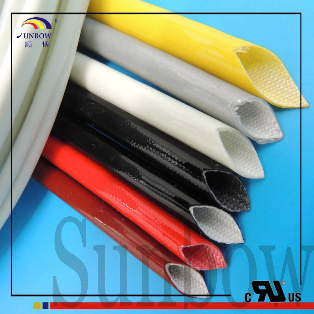 VW-1 Flammability Classification Grade A Silicone-Coated Fiberglass Sleeving Rated 200C 600 V