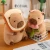 Import Warm Accompanying Childrens Birthday Gift Plush Toy Bread Mouse Flower Avocado Transformation Lovely Capybara Doll from China