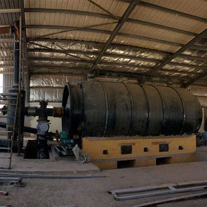 Waste Pyrolysis Plant Tyre Plastic Rubber To Fuel Oil Machine With CE ISO