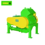 Waste tire recycling rubber scraps crusher machine