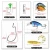 Import WEIHE 2020 New arrival  Fishing Reel And Rod Set 1.8m-2.7m Telescopic Fishing Rod + 11BB Spining Reel Combo Fishing Line Gift from China