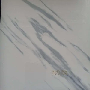 white marble high gloss self adhesive furniture pvc foil for kitchen cabinet