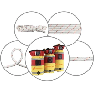white resistance 10mm uhmwpe reflective  float water line  tow rescue rope  safety products