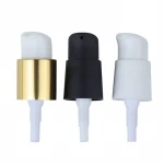 white treatment pump 20/410 left-right lock lotion pump cream dispenser pump