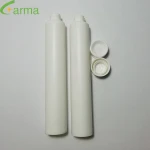 White Unprinted Plastic Packaging Container Empty Cosmetic Tube