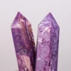 Whole Sale Natural Crystal Healing Stone Charoite Point Folk Crafts for Fengshui Home decor