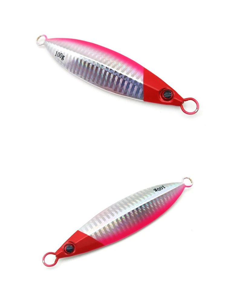 Wholesale 20g 30g 40g 60g 80g 100g 130g 160g 200g Slow pitch metal lead jig lure with Saltwater slow fall jig